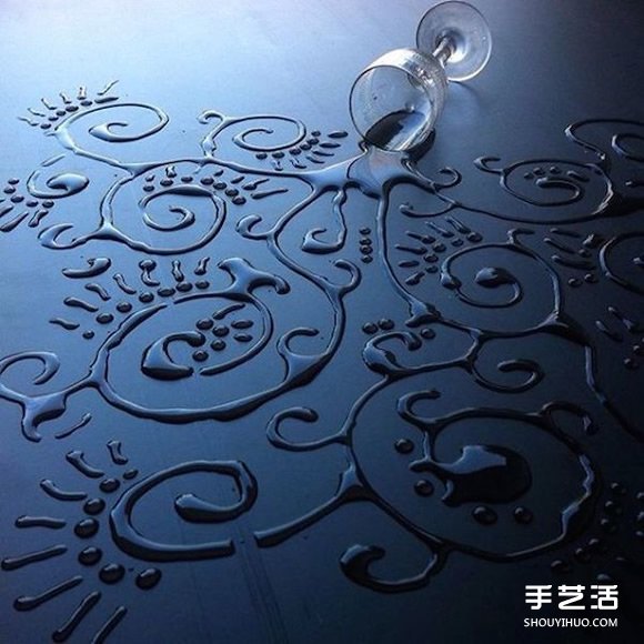 表面張力來作畫！清新治愈系的水滴畫作品 -  rpnrmr.com