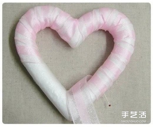 婚禮用漂亮愛心掛飾布藝手工制作圖解教程 -  rpnrmr.com