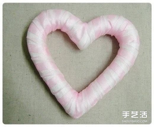 婚禮用漂亮愛心掛飾布藝手工制作圖解教程 -  rpnrmr.com