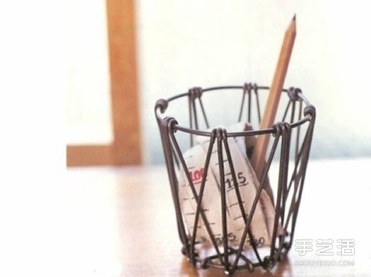 鋁線筆筒的制作方法步驟 用鋁線DIY筆筒的教程 -  rpnrmr.com