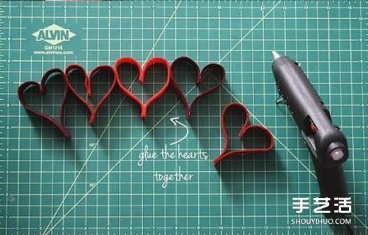 簡(jiǎn)單節(jié)日掛飾布藝制作 愛(ài)心組合布藝掛飾DIY -  rpnrmr.com