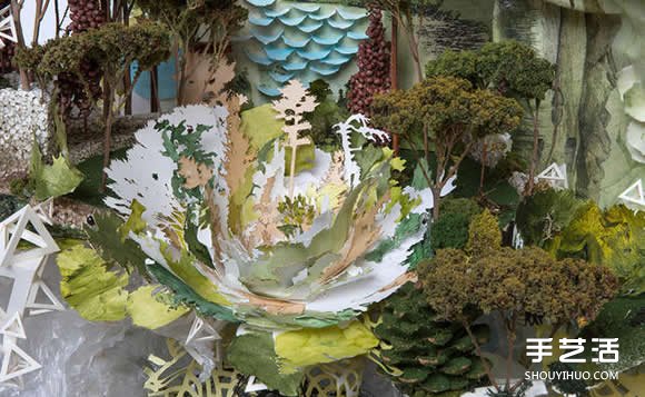 似畫不是畫：混合材質(zhì)DIY奇幻華麗的立體山水畫 -  rpnrmr.com
