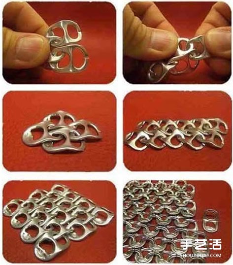 易拉罐拉環(huán)包包手工制作 拉環(huán)DIY包包的教程 -  rpnrmr.com