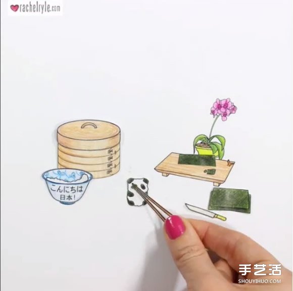 自制插畫和拼貼 手繪風動畫教你泡出完美拿鐵 -  rpnrmr.com
