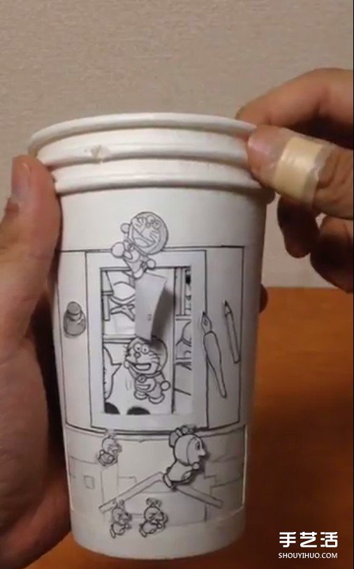 紙杯DIY超牛動(dòng)畫(huà) 跟著大雄一起搭上時(shí)光機(jī)吧 -  rpnrmr.com