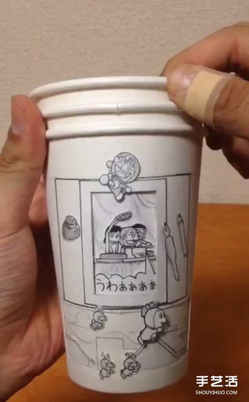 紙杯DIY超牛動(dòng)畫(huà) 跟著大雄一起搭上時(shí)光機(jī)吧 -  rpnrmr.com