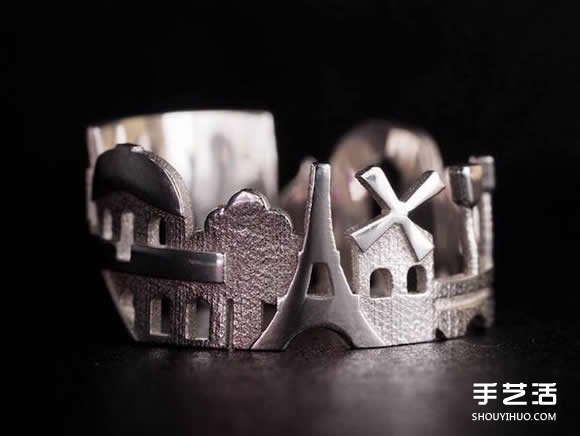 純手工制作戒指 一手掌握世界各地的建筑之美 -  rpnrmr.com