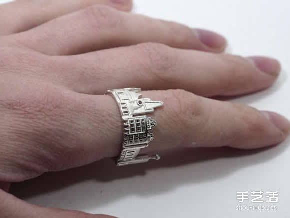 純手工制作戒指 一手掌握世界各地的建筑之美 -  rpnrmr.com