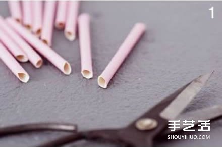 吸管廢物利用小制作 DIY立體菱形裝飾掛件 -  rpnrmr.com