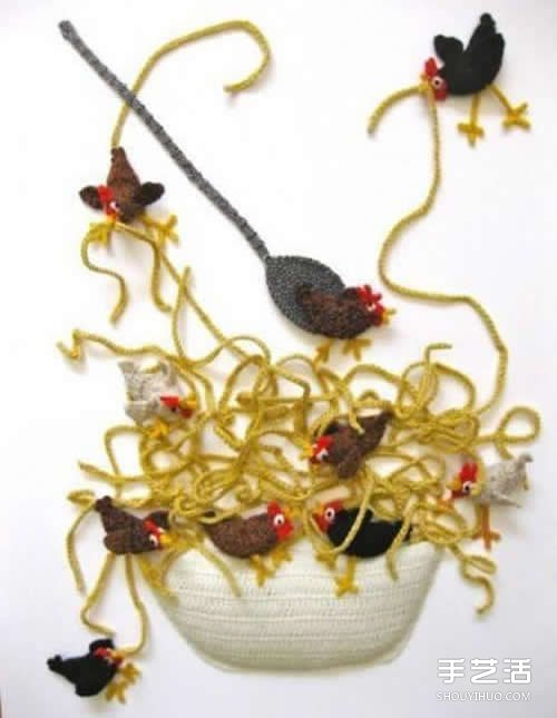 有趣的食物主題針織作品 有創(chuàng)意就不普通！ -  rpnrmr.com