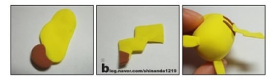可愛的幼年比卡丘粘土手工制作圖解教程 -  rpnrmr.com