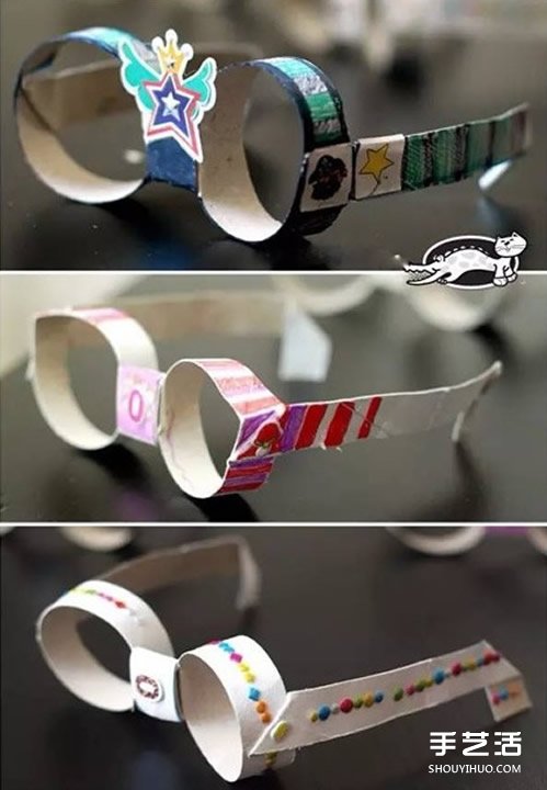 兒童玩具眼鏡手工制作 卷紙筒制作眼鏡的教程 -  rpnrmr.com