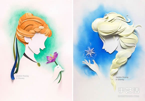 夢幻紙雕作品 讓迪士尼人物從書本上活了起來 -  rpnrmr.com