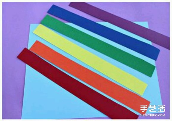 彩虹賀卡手工制作 適合兒童的彩虹卡片DIY -  rpnrmr.com