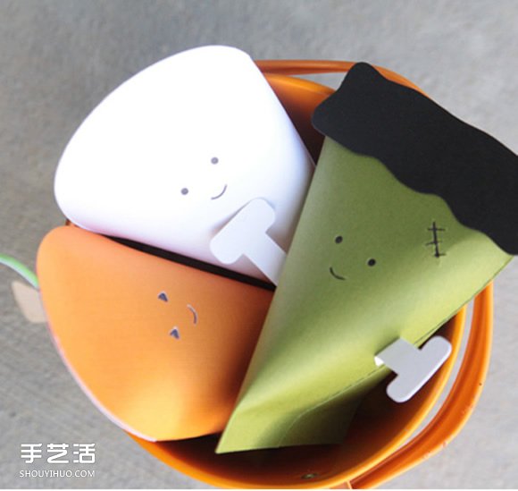 簡(jiǎn)單卡紙包裝盒手工制作 造型是可愛的胡蘿卜 -  rpnrmr.com