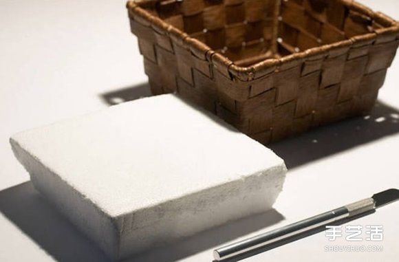 手工針織逼真的三色堇花盆栽花籃圖解教程 -  rpnrmr.com