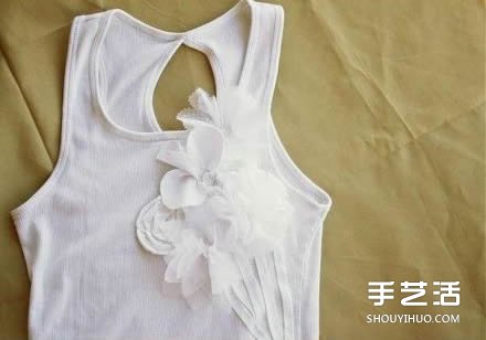 背心改造：加上裝飾花邊 外穿效果也很贊哦 -  rpnrmr.com