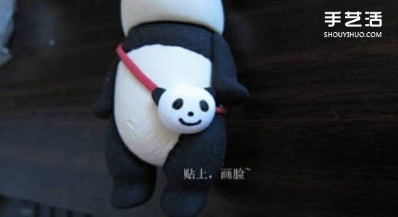 超輕粘土大熊貓DIY手工制作圖解教程 -  rpnrmr.com
