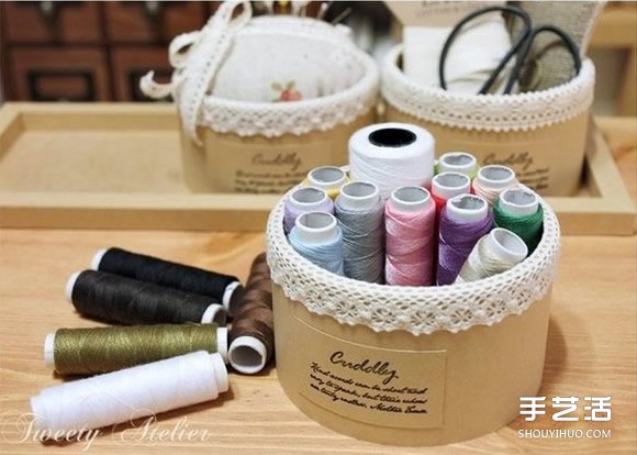 透明膠帶紙筒廢物利用 DIY制作漂亮的收納盒 -  rpnrmr.com