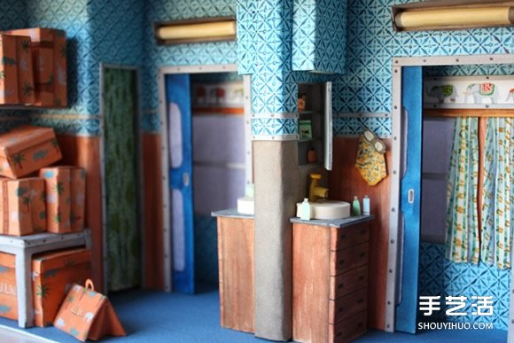紙藝和水彩畫DIY電影場景 可愛又精致的小世界 -  rpnrmr.com