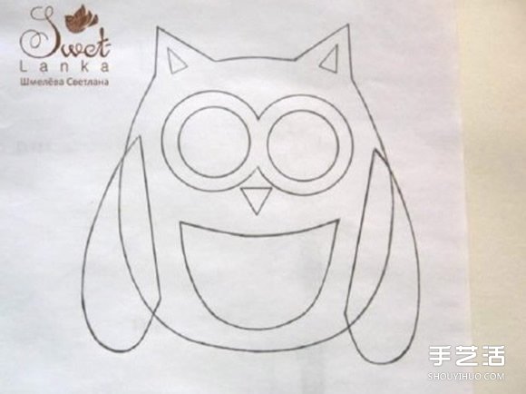 不織布貓頭鷹掛件DIY 貓頭鷹掛飾布藝制作教程 -  rpnrmr.com