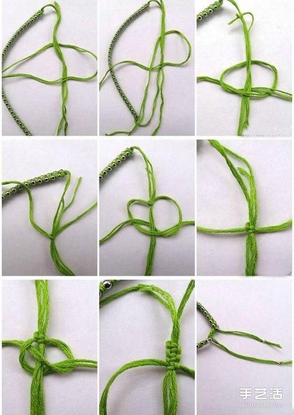 編織繩纏繞上金屬珠串 DIY混搭出你的專屬手鏈 -  rpnrmr.com