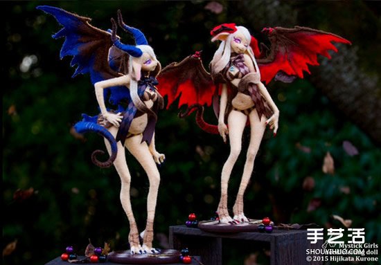 羊毛氈美少女玩偶 工程浩大的擬真玩偶作品 -  rpnrmr.com