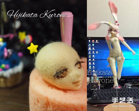 羊毛氈美少女玩偶 工程浩大的擬真玩偶作品 -  rpnrmr.com