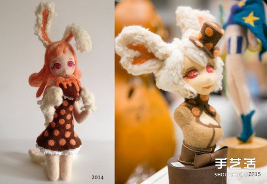羊毛氈美少女玩偶 工程浩大的擬真玩偶作品 -  rpnrmr.com