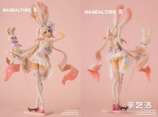 羊毛氈美少女玩偶 工程浩大的擬真玩偶作品 -  rpnrmr.com