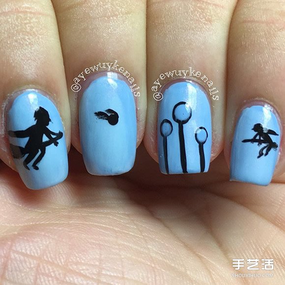 哈利波特風指彩美甲！涂上之后就會魔法了嗎？ -  rpnrmr.com