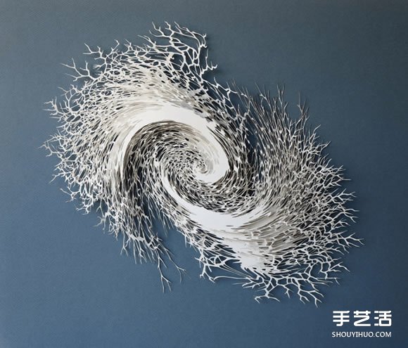 以細(xì)菌、結(jié)晶等為靈感創(chuàng)作的立體紙雕作品 -  rpnrmr.com
