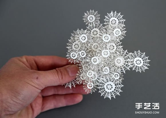 以細(xì)菌、結(jié)晶等為靈感創(chuàng)作的立體紙雕作品 -  rpnrmr.com