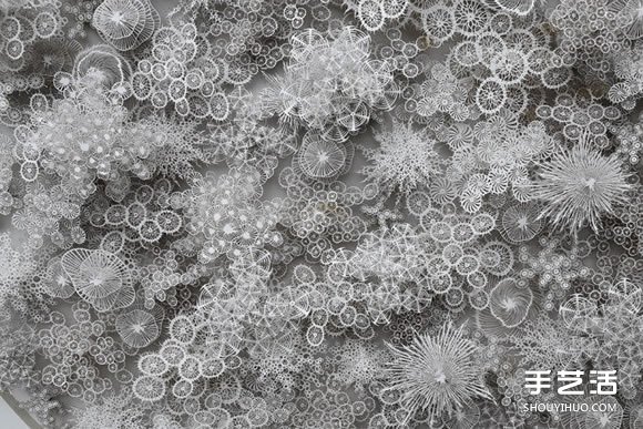 以細(xì)菌、結(jié)晶等為靈感創(chuàng)作的立體紙雕作品 -  rpnrmr.com