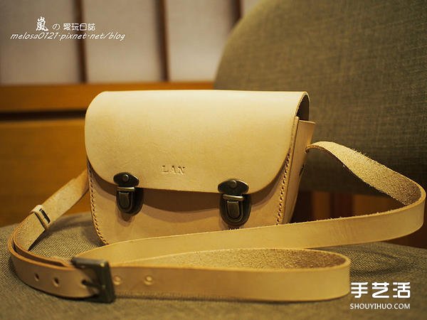 暖暖日式經(jīng)典皮革小書(shū)包DIY手工制作圖解教程 -  rpnrmr.com