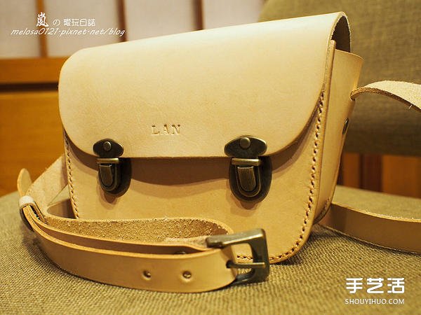 暖暖日式經(jīng)典皮革小書(shū)包DIY手工制作圖解教程 -  rpnrmr.com