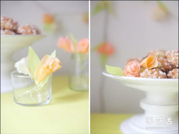 皺紋紙花的折法圖解 用來(lái)制作漂亮的家居掛飾 -  rpnrmr.com