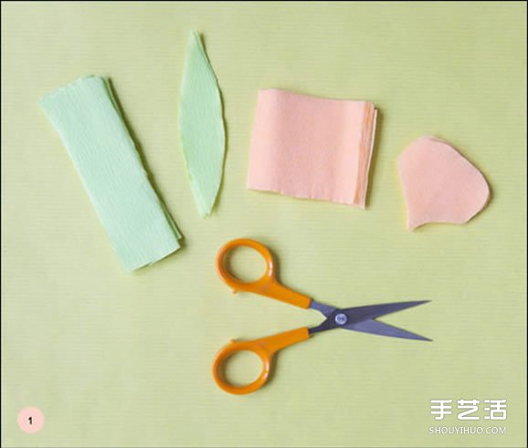 皺紋紙花的折法圖解 用來(lái)制作漂亮的家居掛飾 -  rpnrmr.com
