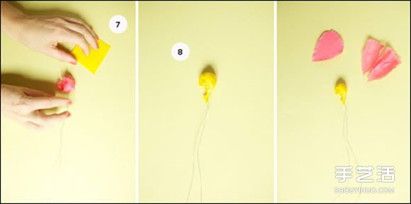 皺紋紙花的折法及制作美麗頭箍的教程圖解 -  rpnrmr.com