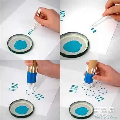 幼兒棉簽手工小制作 簡單又好玩的棉簽小制作 -  rpnrmr.com