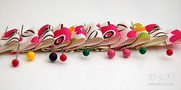 田園風(fēng)兒童手鐲DIY制作圖解教程 用綢帶做 -  rpnrmr.com