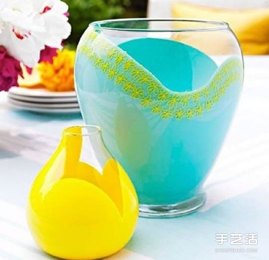 玻璃瓶變花瓶DIY小制作 超簡(jiǎn)單玻璃瓶廢物利用 -  rpnrmr.com