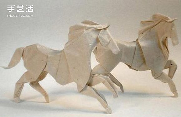 手工折紙馬圖解教程 立體馬的折法詳細(xì)步驟圖 -  rpnrmr.com