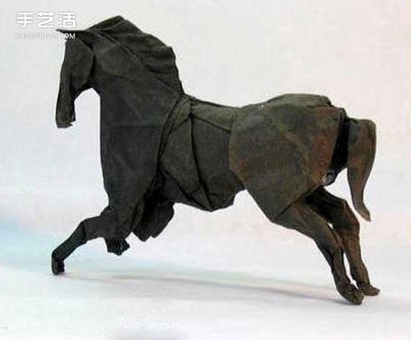 手工折紙馬圖解教程 立體馬的折法詳細(xì)步驟圖 -  rpnrmr.com