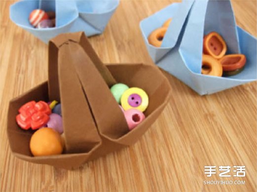 怎么折紙籃子 簡(jiǎn)單籃子的折法圖解教程 -  rpnrmr.com