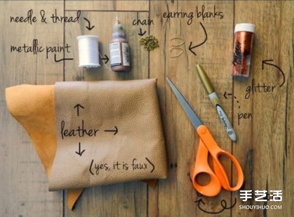 皮革羽毛掛件DIY 用皮革制作羽毛掛飾的方法 -  rpnrmr.com