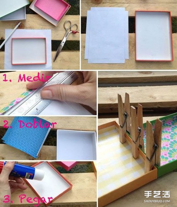 鞋盒蓋子廢物利用DIY手工制作漂亮家居掛飾 -  rpnrmr.com
