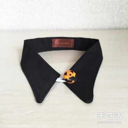 破舊襯衫廢物利用DIY手工制作紳士貓項(xiàng)圈 -  rpnrmr.com