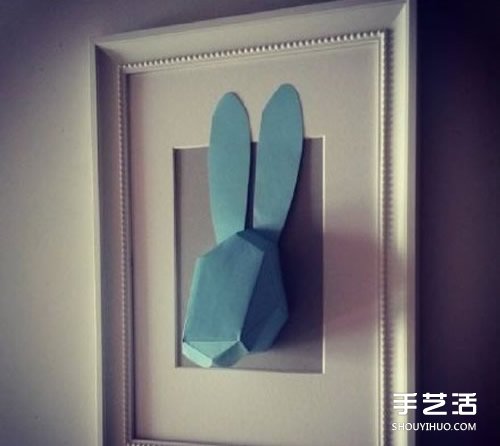 折紙立體兔頭的方法 立體兔子的頭的折法圖解 -  rpnrmr.com