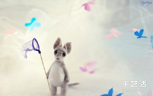 精致羊毛氈小動物作品圖片 融化人心的萌樣 -  rpnrmr.com